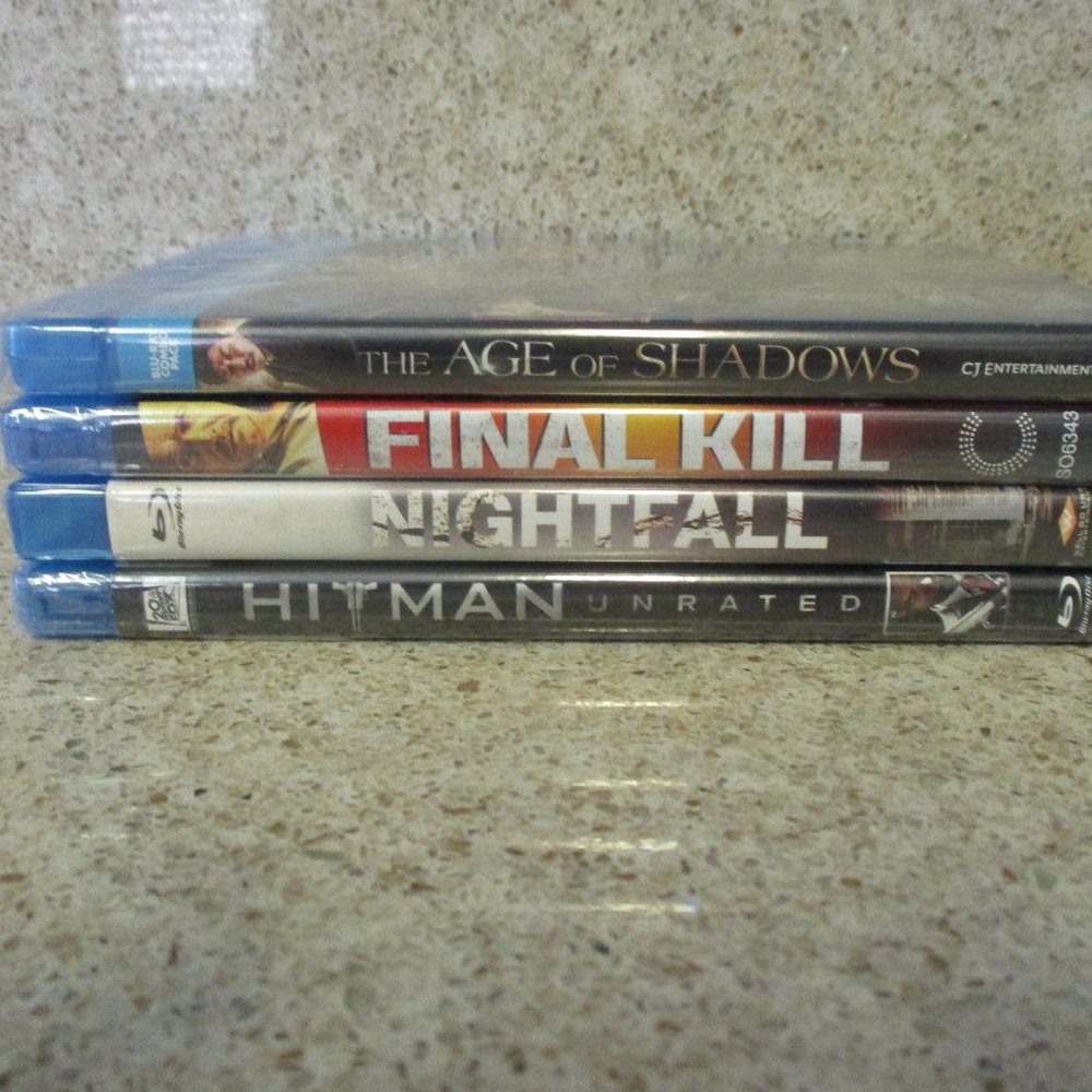 4 Sealed Blu Ray DVD's All Action
